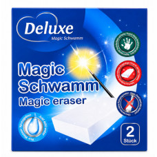 Меламінова губка Deluxe Magic Schwamm Magic Eraser, 2 шт